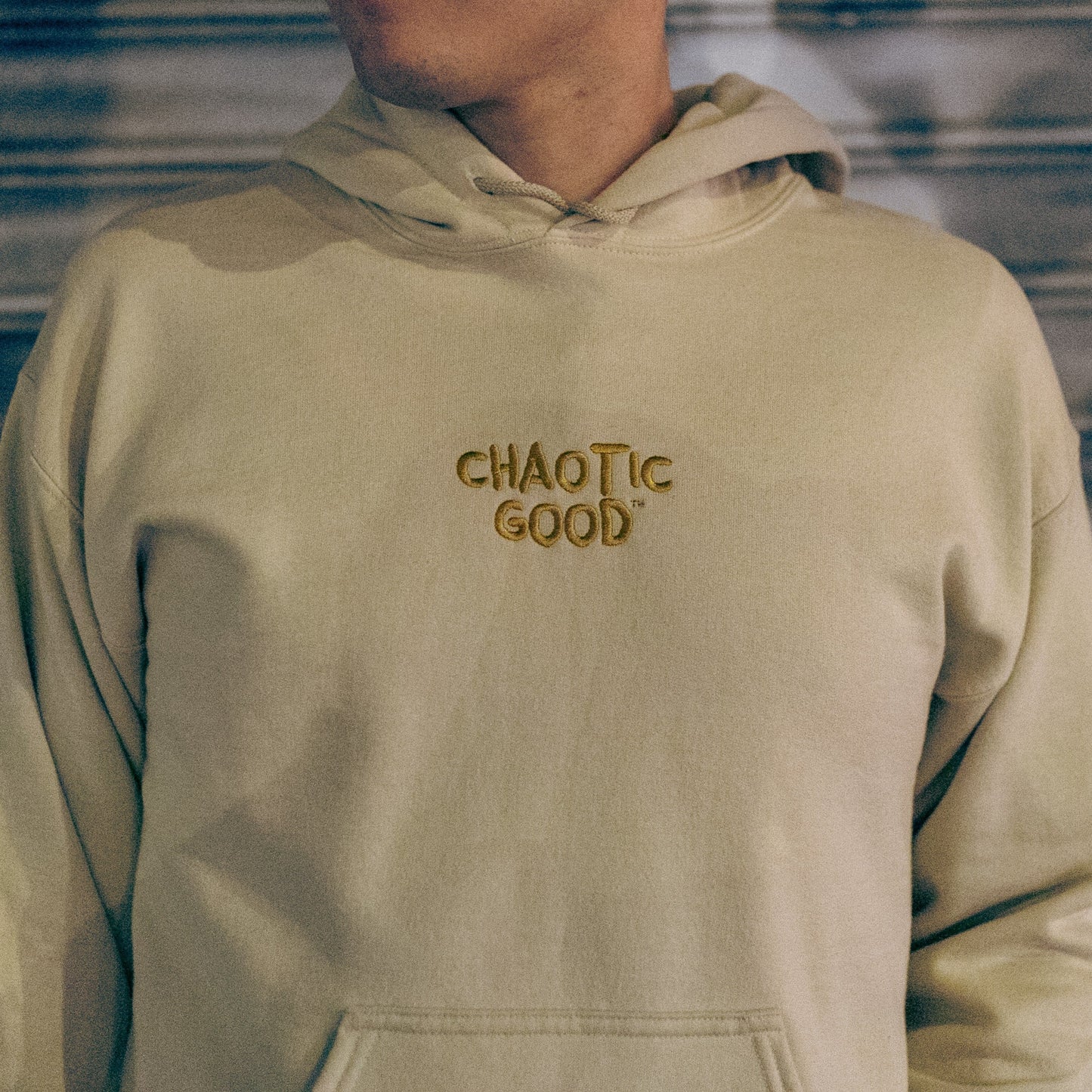 Chaotic Good Embroidered Unisex Hoodie